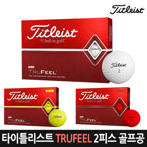2020 타이틀리스트 정품 NEW TRUFEEL 트루필 골프볼 2피스/12구