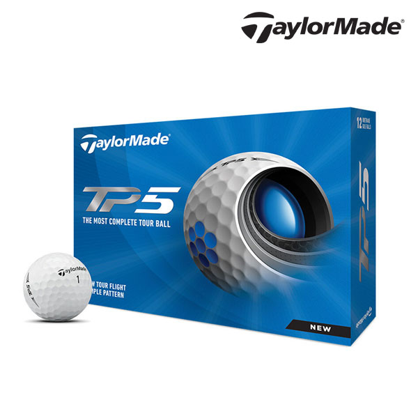 테일러메이드 정품 21 TP5 5피스 골프공 화이트 12알