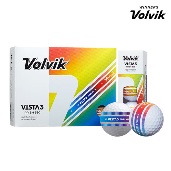 볼빅 정품 VISTA3 비스타 3 프리즘 360 4피스 골프공 골프볼