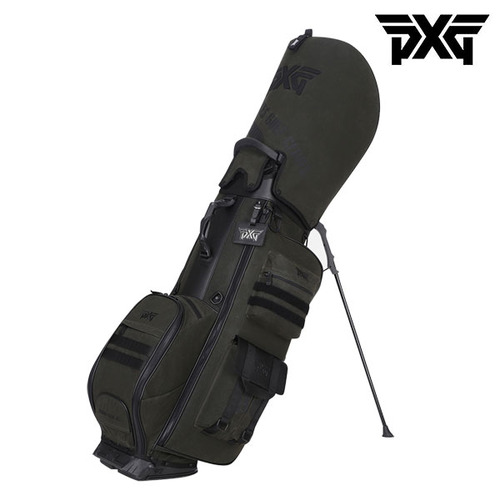 PXG 정품 왁스 코티드 밀리터리 스탠드백 골프가방