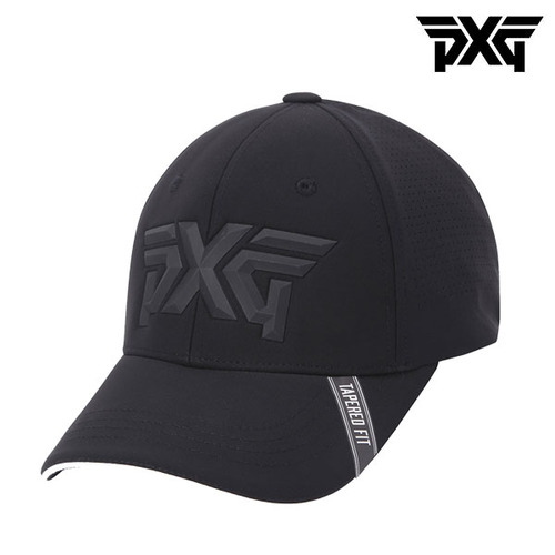 PXG 정품 남여공용 실리콘 로고 트러커 골프모자 블랙
