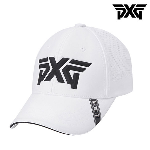 PXG 정품 남여공용 실리콘 로고 트러커 골프모자 화이트